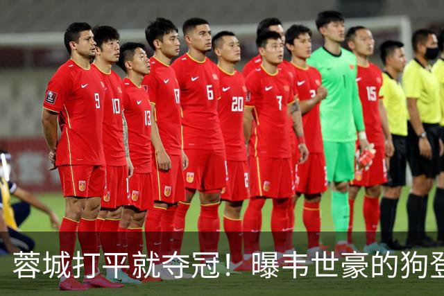 蓉城打平就夺冠！曝韦世豪的狗登上看台TIFO：见识见识你的本事